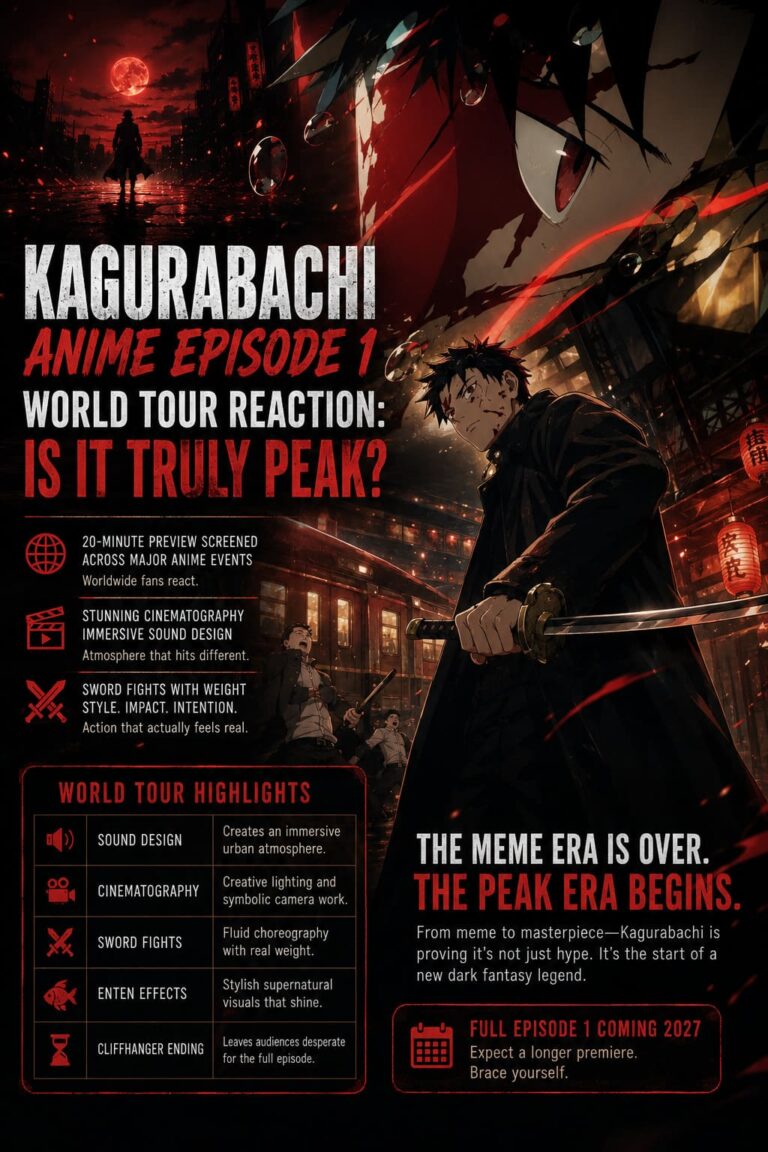 Kagurabachi Anime Episode 1 World Tour Reaction: Is It Truly Peak?
