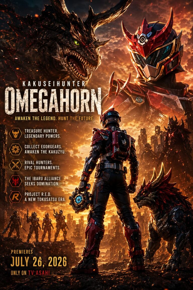 Kakuseihunter Omegahorn Trailer Breakdown: Toei’s Project R.E.D. Changes Tokusatsu Forever