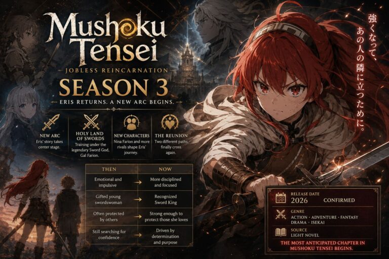 Mushoku Tensei Season 3: Will Eris Return? Arc Details and Release Date Confirmed Mushoku Tensei Season 3: Will Eris Return? Arc Details and Release Date Confirmed