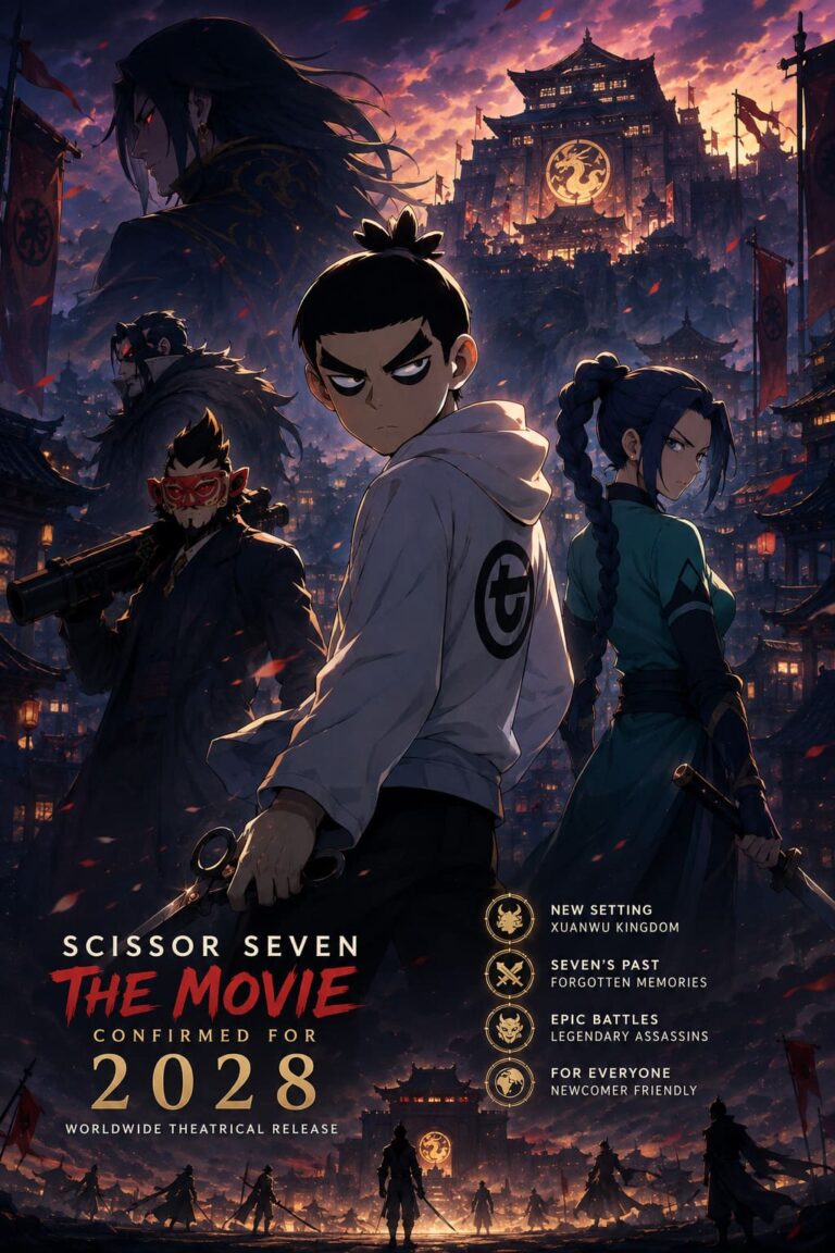 Scissor Seven Movie Confirmed for 2028: Xuanwu Setting and Global Theatrical Release Details Revealed