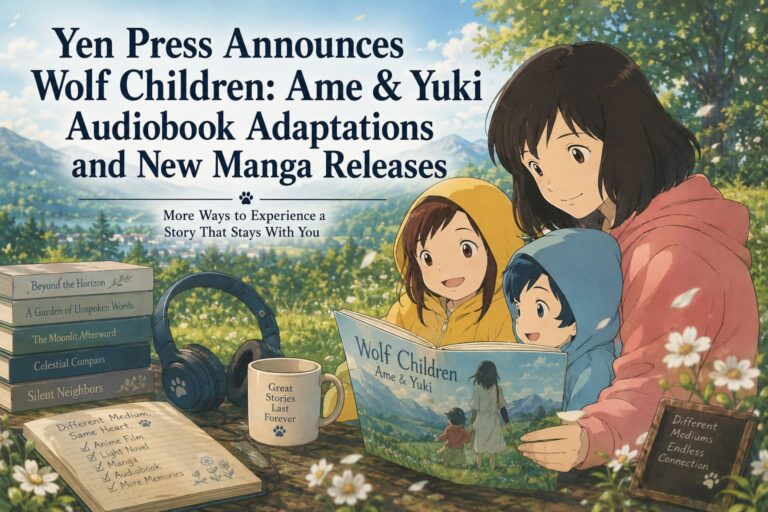 Yen Press Announces Wolf Children: Ame & Yuki Audiobook Adaptations and New Manga Releases Yen Press Announces Wolf Children: Ame & Yuki Audiobook Adaptations and New Manga Releases