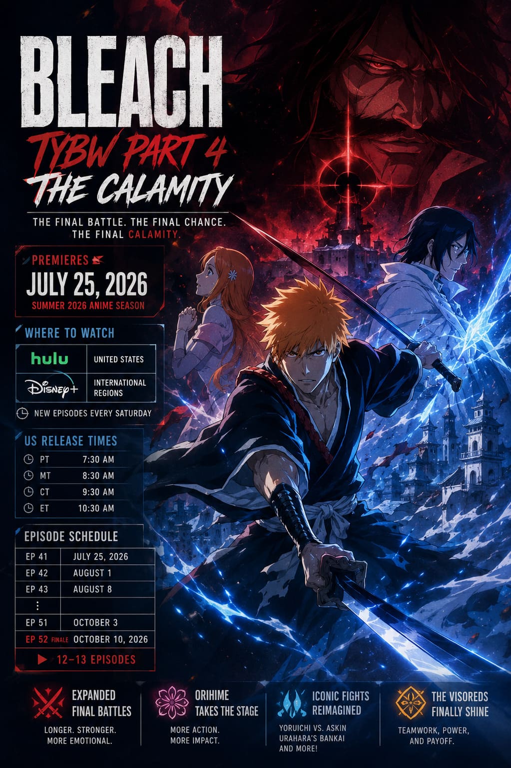 Bleach TYBW Part 4 Release Date and 2026 Anime Schedule: The Calamity Guide Bleach TYBW Part 4 Release Date and 2026 Anime Schedule: The Calamity Guide