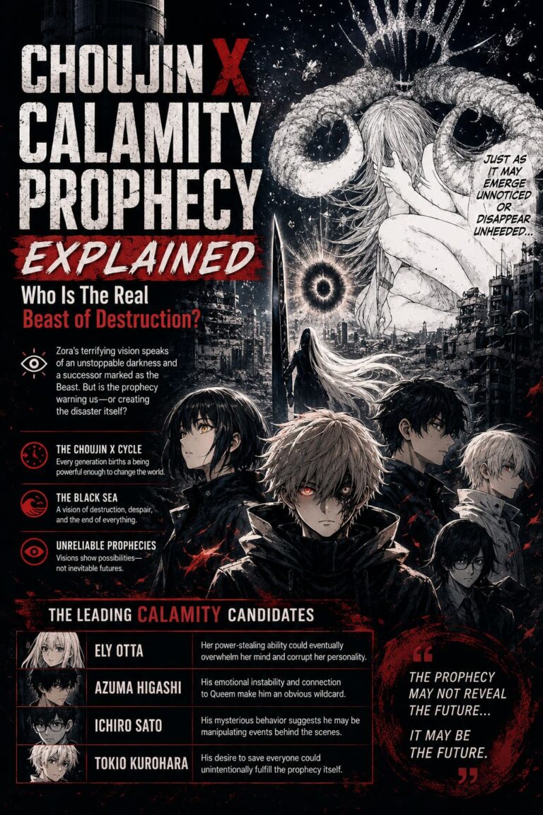 Choujin X Calamity Prophecy Explained: Who Is The Real Beast of Destruction? Choujin X Calamity Prophecy Explained: Who Is The Real Beast of Destruction?