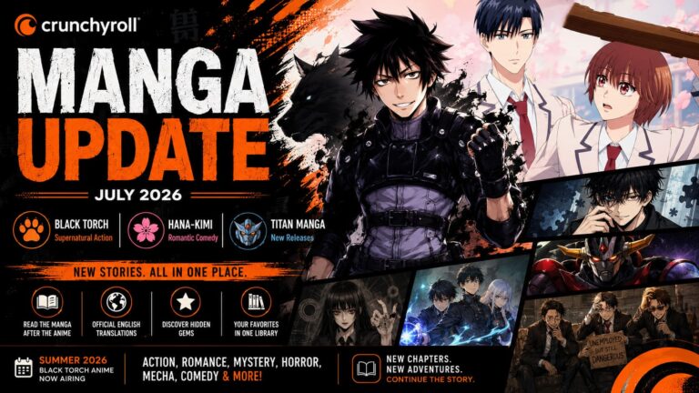 Crunchyroll Manga App Updates Catalog with Black Torch, Hana-Kimi, and Titan Manga Releases