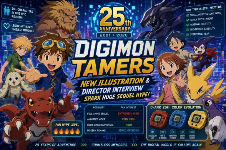 Digimon Tamers 25th Anniversary: New Illustration and Director Interview Spark Huge Sequel Hype