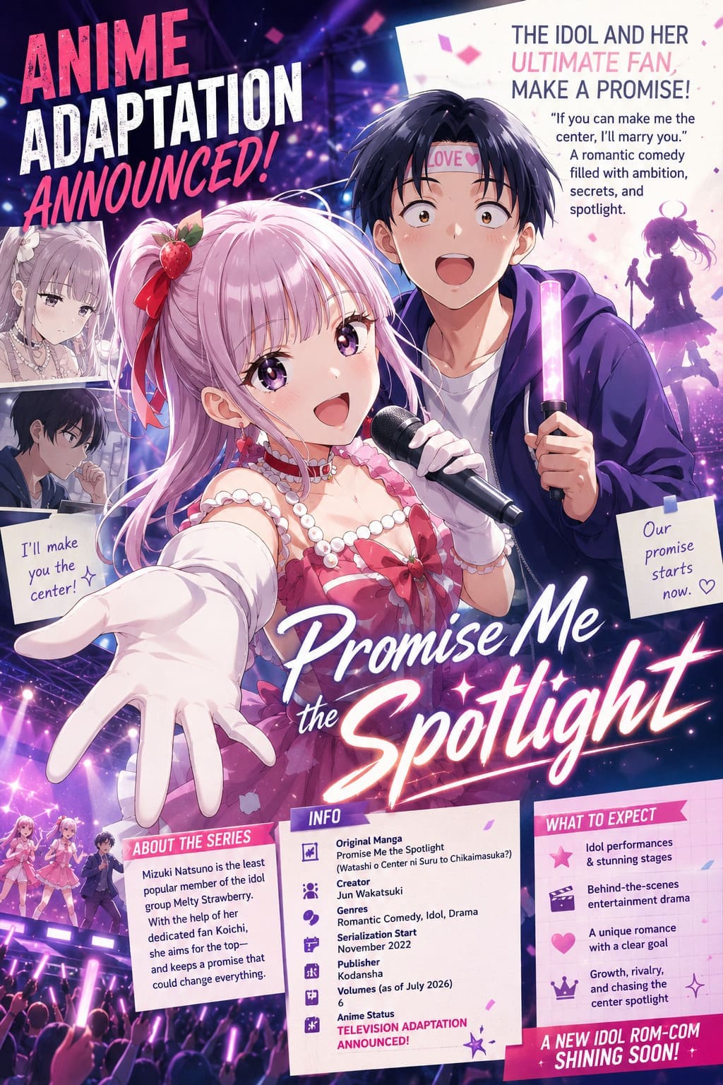 Promise Me the Spotlight Anime Adaptation Announced: Release Window, Plot, and What to Expect Promise Me the Spotlight Anime Adaptation Announced: Release Window, Plot, and What to Expect