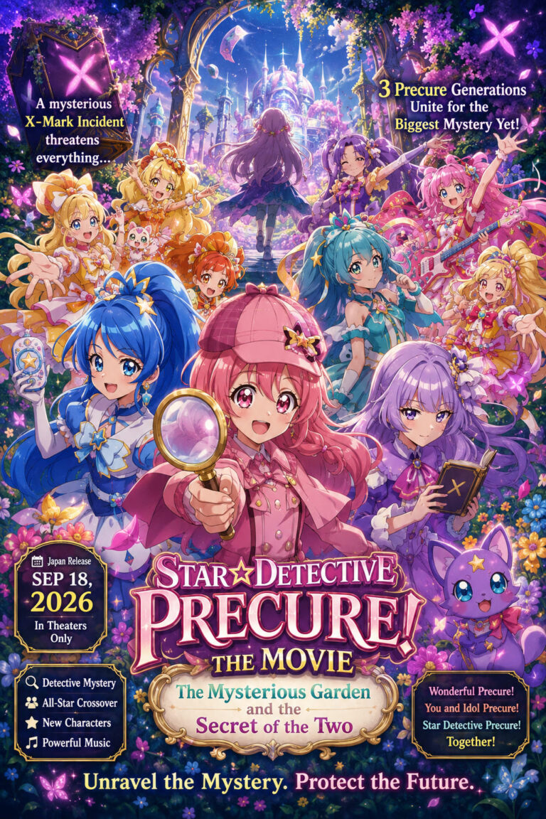 Star Detective Precure Movie Release Date, Trailer, Music and Crossover Details Revealed Star Detective Precure Movie Release Date, Trailer, Music and Crossover Details Revealed