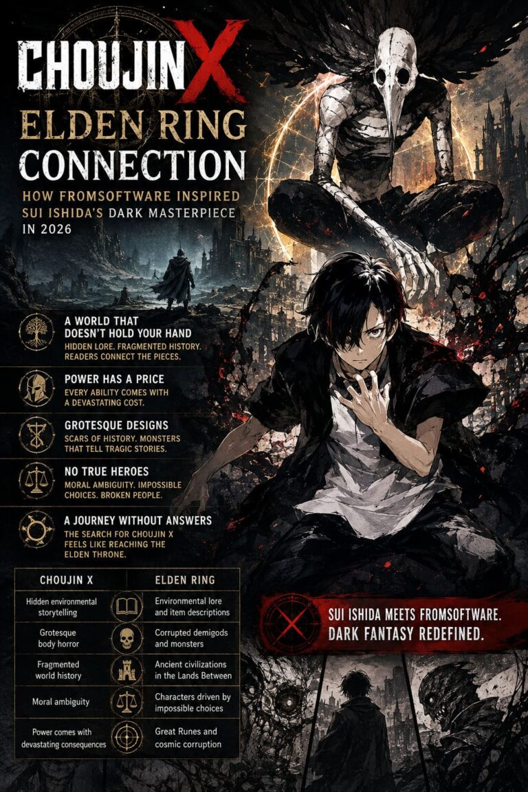 Choujin X Elden Ring Connection: How FromSoftware Inspired Sui Ishida’s Dark Masterpiece in 2026