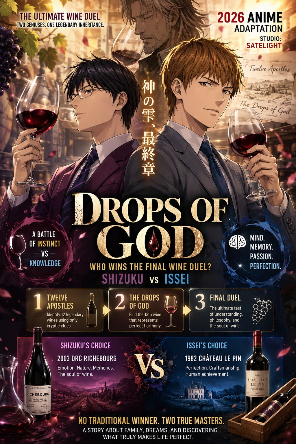 Drops of God Anime 2026: Who Wins the Final Wine Duel? Shizuku vs Issei Manga Spoilers Explained Drops of God Anime 2026: Who Wins the Final Wine Duel? Shizuku vs Issei Manga Spoilers Explained