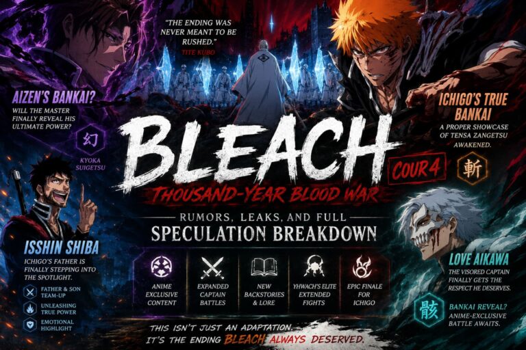 Bleach TYBW Cour 4 Anime Exclusive Bankai: Rumors, Leaks, and Full Speculation Breakdown Bleach TYBW Cour 4 Anime Exclusive Bankai: Rumors, Leaks, and Full Speculation Breakdown