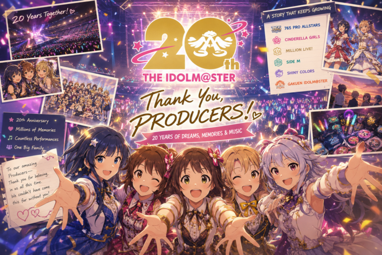 THE IDOLM@STER 20th Anniversary Memorial Video: Franchise Unveils Ultimate Thank You PV for Producers THE IDOLM@STER 20th Anniversary Memorial Video: Franchise Unveils Ultimate Thank You PV for Producers