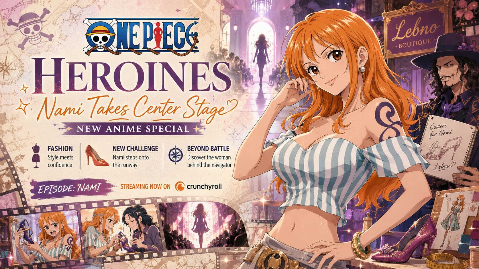One Piece Heroines Crunchyroll Stream: Nami Takes Center Stage in New Anime Special One Piece Heroines Crunchyroll Stream: Nami Takes Center Stage in New Anime Special