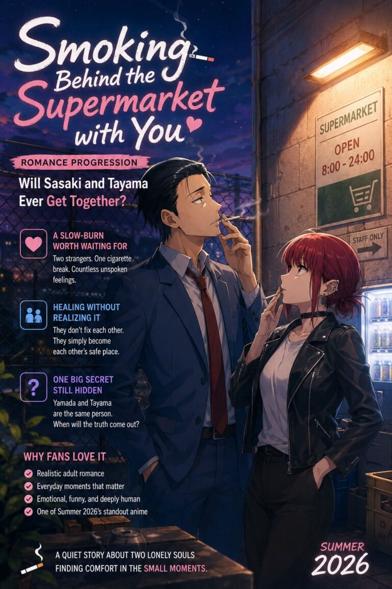 Smoking Behind the Supermarket with You Romance Progression: Will Sasaki and Tayama Ever Get Together? Smoking Behind the Supermarket with You Romance Progression: Will Sasaki and Tayama Ever Get Together?