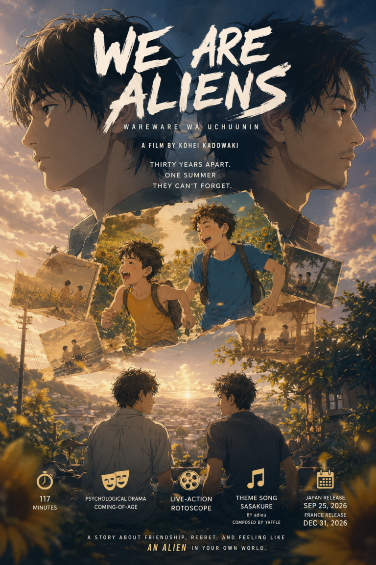 We Are Aliens Anime Movie Main Trailer Released: Release Date, Cast, Tatsuki Fujimoto Review, and Rotoscope Visuals Explained We Are Aliens Anime Movie Main Trailer Released: Release Date, Cast, Tatsuki Fujimoto Review, and Rotoscope Visuals Explained