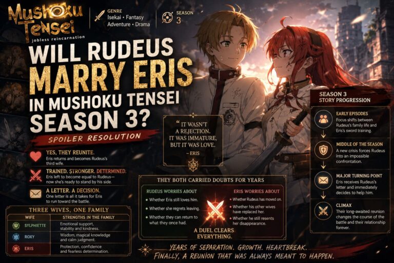 Will Rudeus Marry Eris in Mushoku Tensei Season 3? Spoiler Resolution