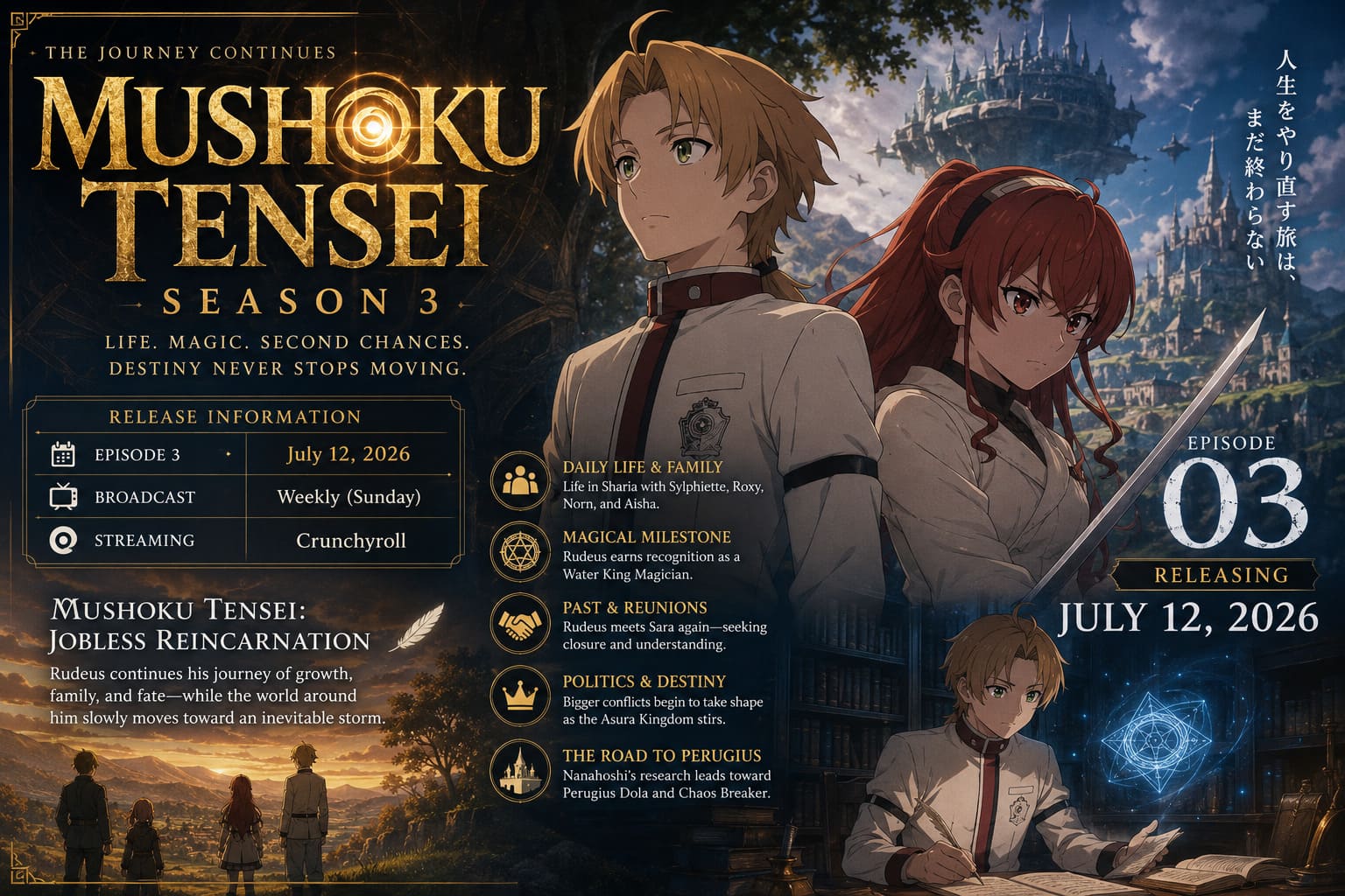 Mushoku Tensei Season 3 Episode 3 Release Date, Spoilers, and What to Expect After the One-Hour Premiere Mushoku Tensei Season 3 Episode 3 Release Date, Spoilers, and What to Expect After the One-Hour Premiere