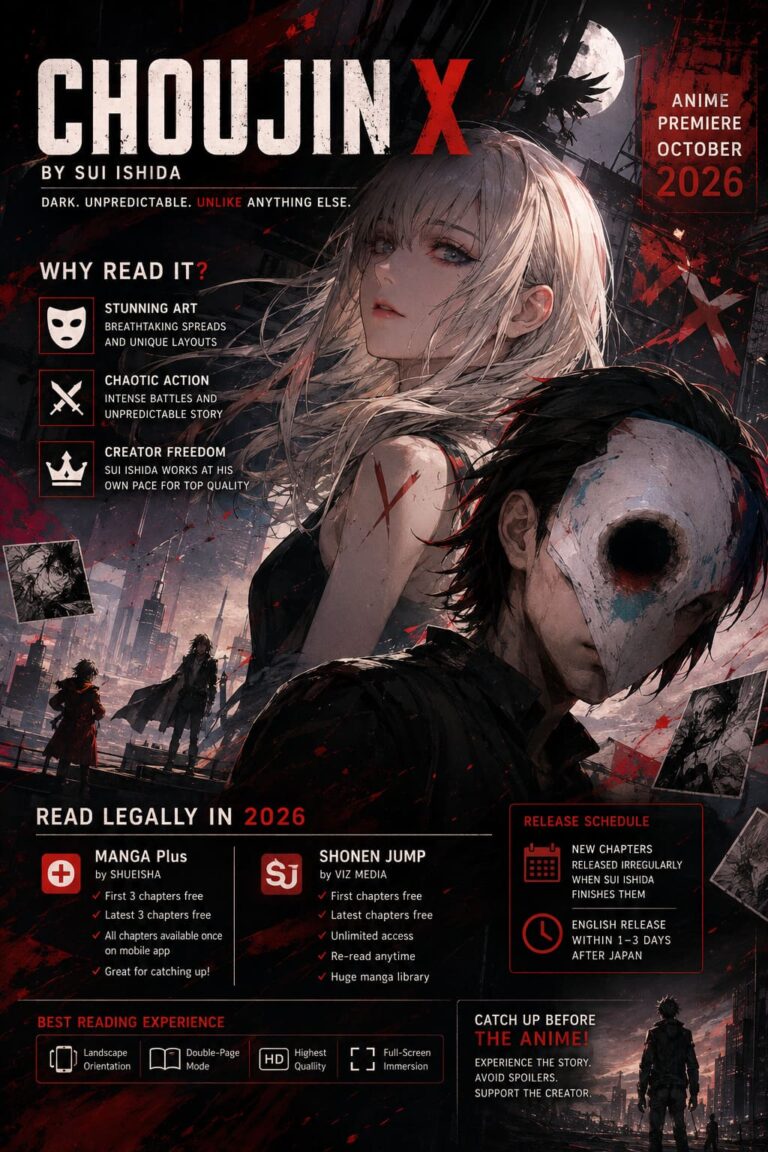 Where to Read Choujin X Legally in 2026: Official Apps, Subscriptions, and Release Schedule Explained Where to Read Choujin X Legally in 2026: Official Apps, Subscriptions, and Release Schedule Explained