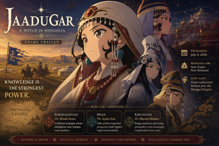 Jaadugar A Witch in Mongolia Anime Trailer Cast Details Explained