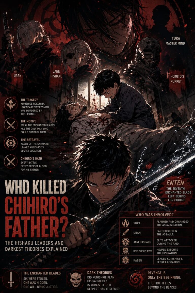 Who Killed Chihiro’s Father in Kagurabachi? The Hishaku Leaders and Darkest Theories Explained Who Killed Chihiro’s Father in Kagurabachi? The Hishaku Leaders and Darkest Theories Explained