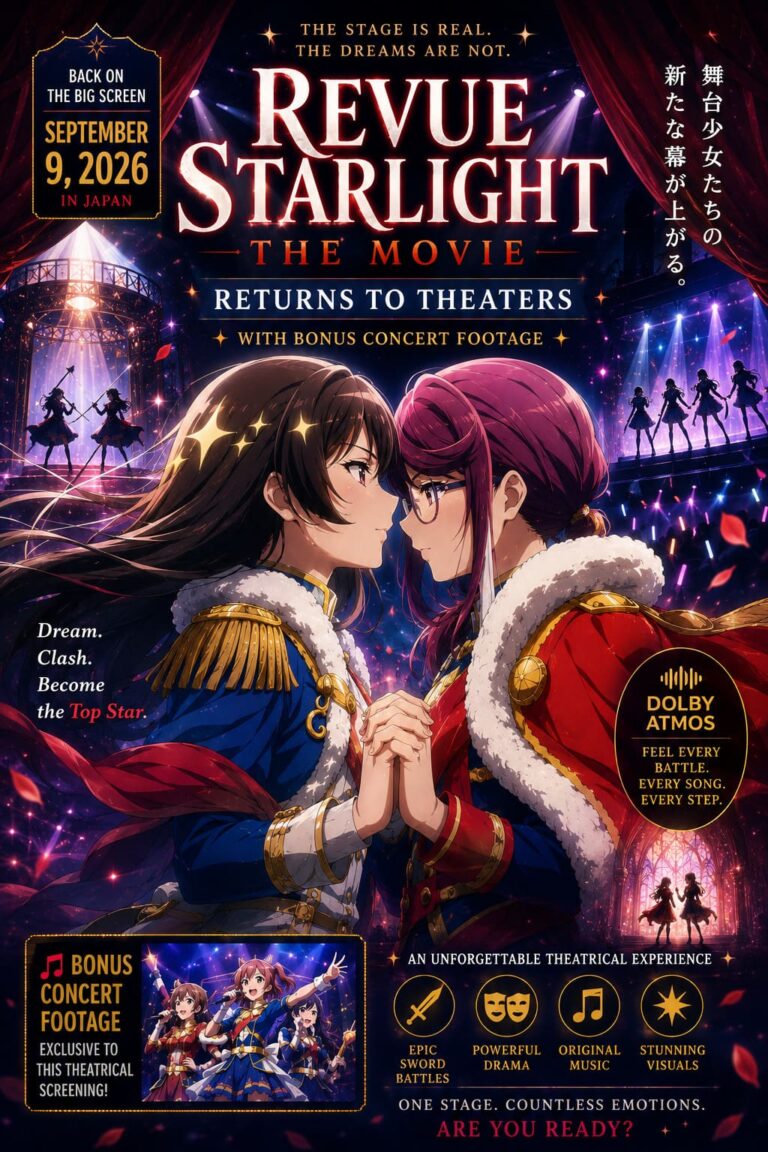Revue Starlight The Movie Returns To Theaters With Bonus Concert Footage