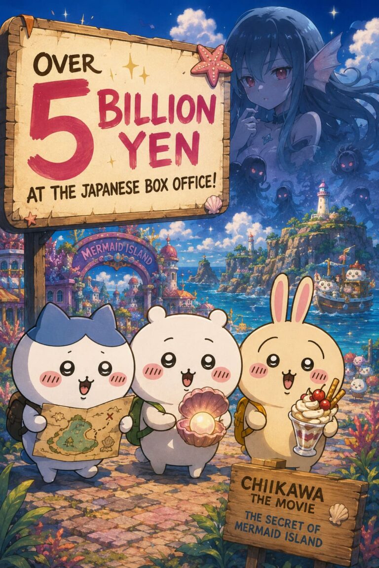 Chiikawa Movie Box Office: Secret of the Mermaid Island Surpasses 5 Billion Yen Milestone in Japan Chiikawa Movie Box Office: Secret of the Mermaid Island Surpasses 5 Billion Yen Milestone in Japan