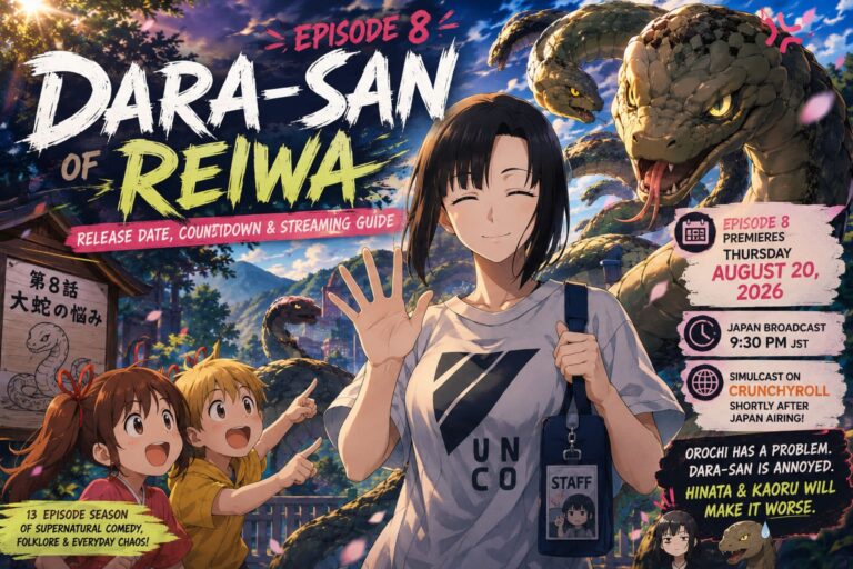 Dara-san of Reiwa Episode 8 Release Date, Countdown, and Streaming Guide Dara-san of Reiwa Episode 8 Release Date, Countdown, and Streaming Guide