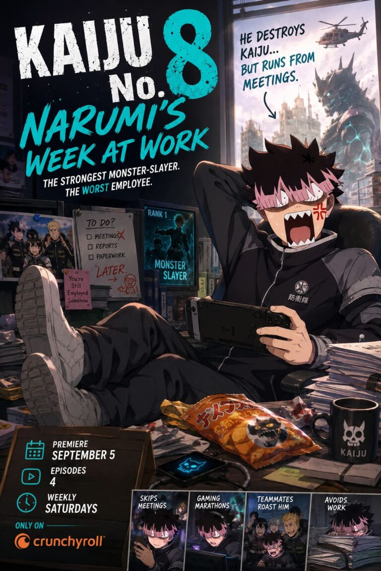 Kaiju No 8 Narumi Week Anime Short Release Date Trailer and Details