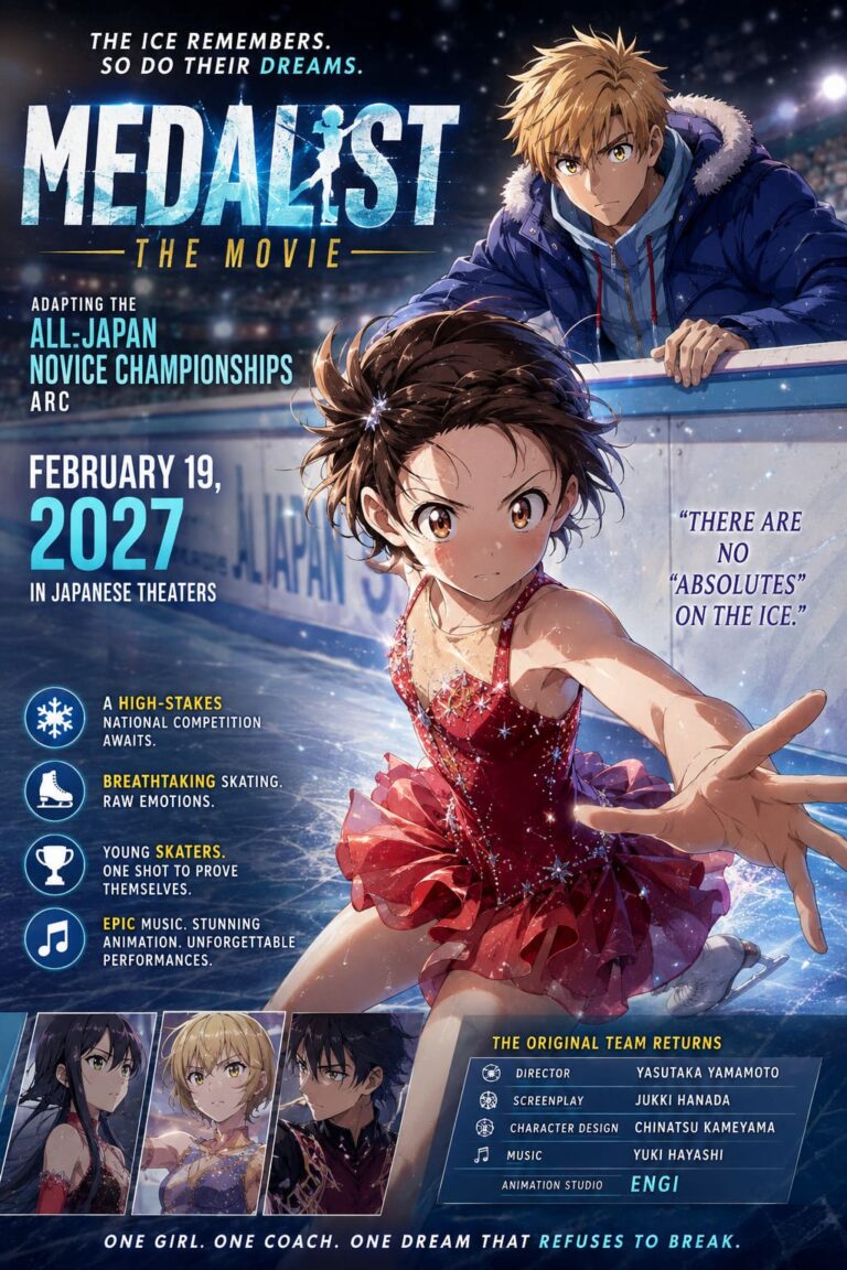 Medalist Anime Movie Release Date: New Teaser Trailer, Visual, and February 2027 Premiere Revealed Medalist Anime Movie Release Date: New Teaser Trailer, Visual, and February 2027 Premiere Revealed