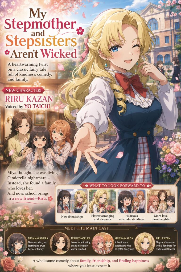 My Stepmother and Stepsisters Aren’t Wicked Anime Casts Yo Taichi as Riru Kazan