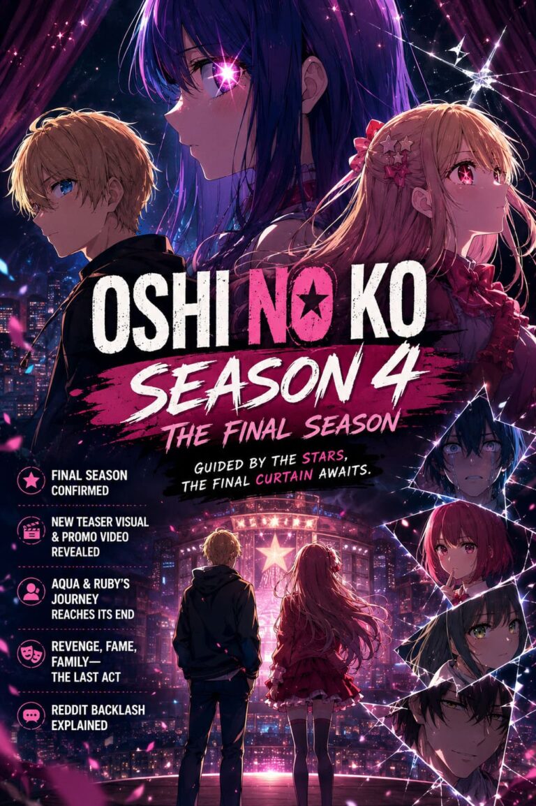 Oshi No Ko Season 4 Final Season: Trailer, Teaser Visual, and Reddit Backlash Explained Oshi No Ko Season 4 Final Season: Trailer, Teaser Visual, and Reddit Backlash Explained