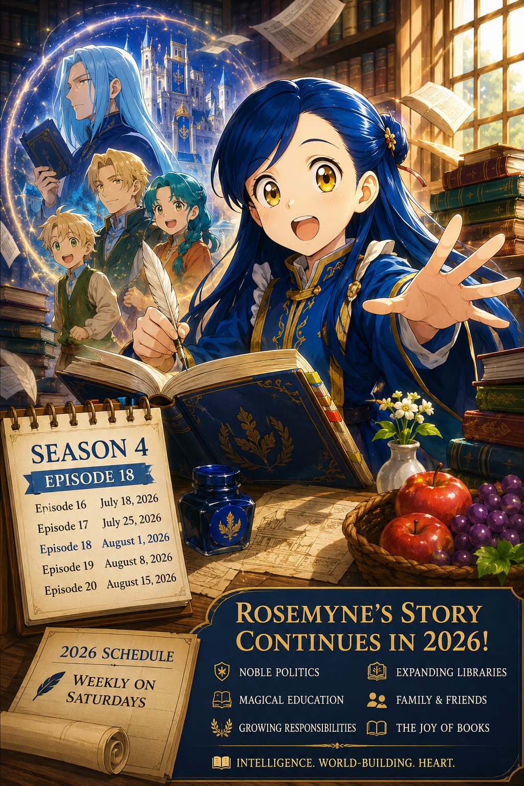 Ascendance of a Bookworm Season 4 Episode 18 Release Date & 2026 Schedule Ascendance of a Bookworm Season 4 Episode 18 Release Date & 2026 Schedule