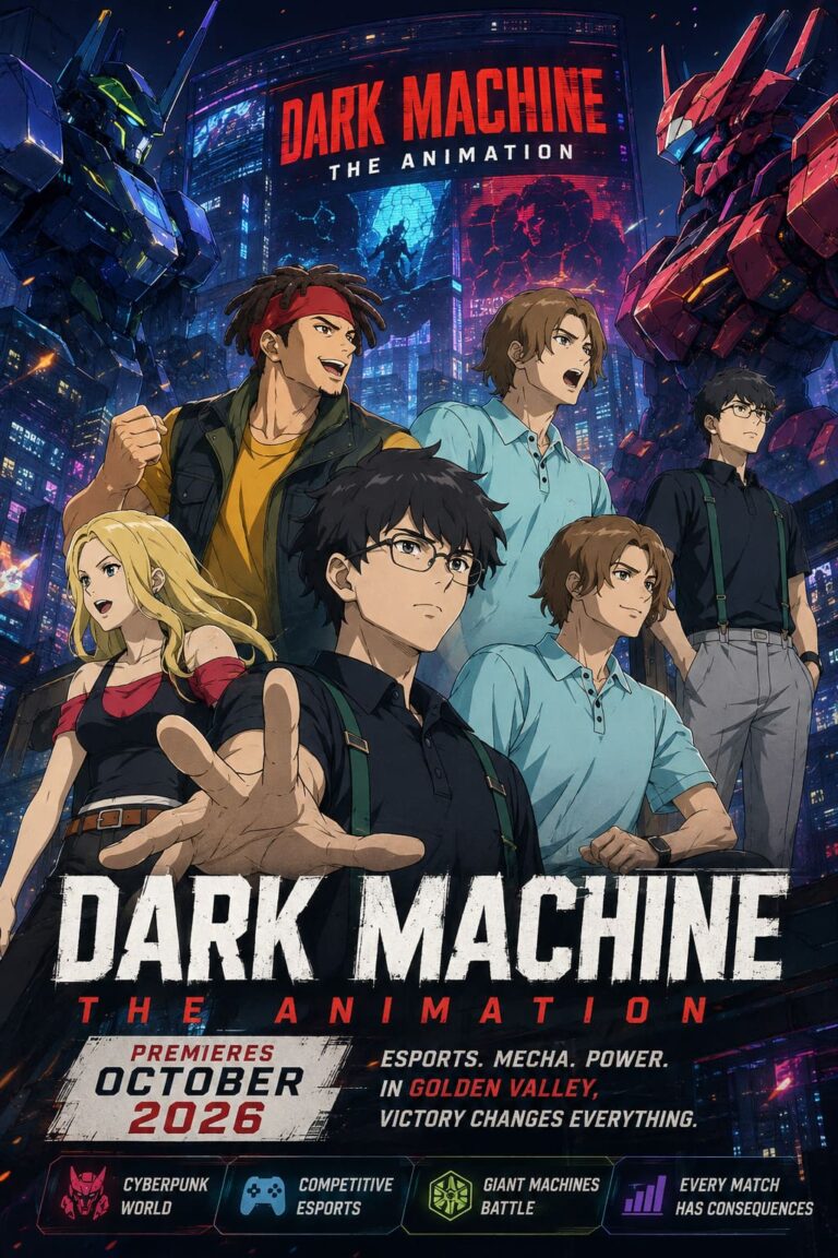Dark Machine The Animation Trailer, Release Date, Opening Theme Song, Cast, Plot