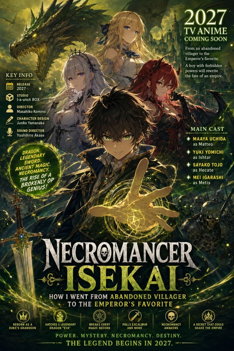 Necromancer Isekai Anime Release Date, Key Visual, and Studio Revealed: Everything We Know So Far