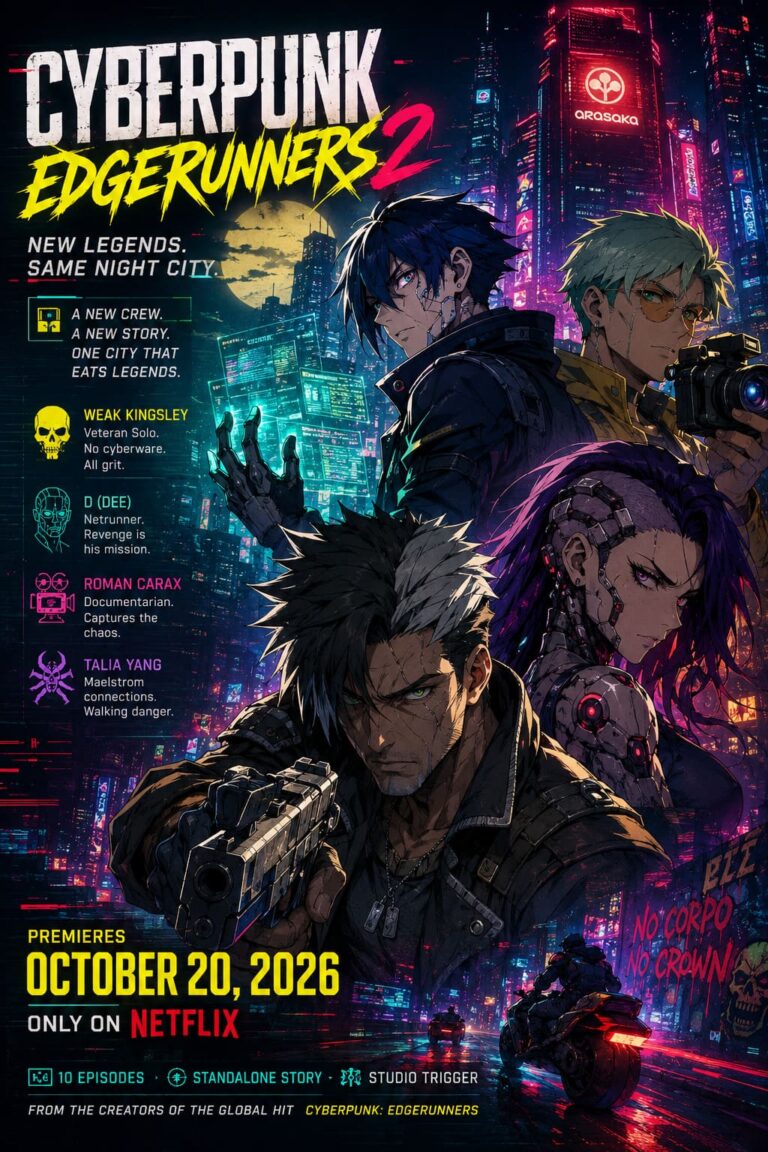 Cyberpunk Edgerunners Season 2 Release Date Revealed: New Netflix Trailer, Characters, and Plot Details Explored Cyberpunk Edgerunners Season 2 Release Date Revealed: New Netflix Trailer, Characters, and Plot Details Explored