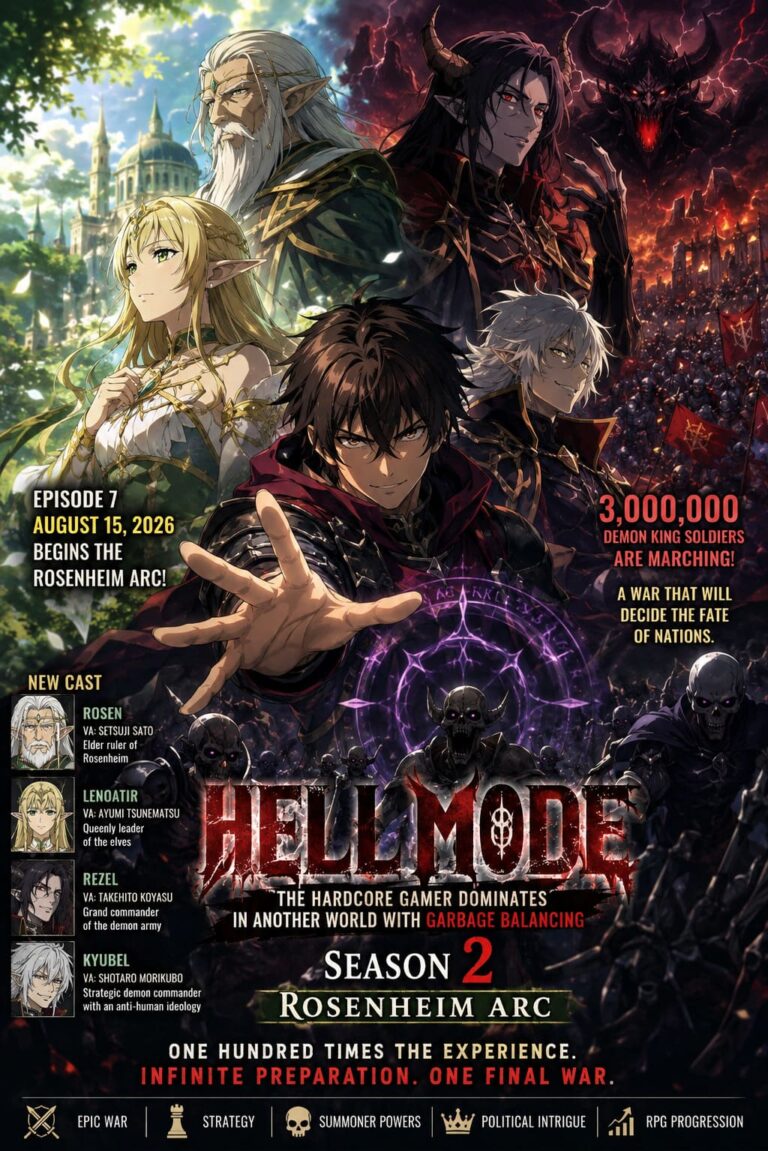 Hell Mode Season 2 Rosenheim Arc: New Visual, Cast, and Release Date Explored Hell Mode Season 2 Rosenheim Arc: New Visual, Cast, and Release Date Explored