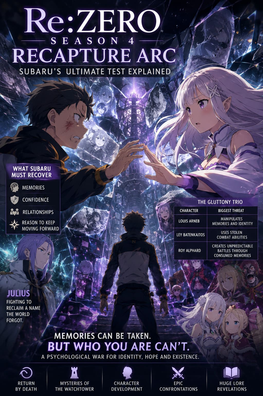 Re:Zero Season 4 Recapture Arc Plot Summary: Subaru’s Ultimate Test Explained Re:Zero Season 4 Recapture Arc Plot Summary: Subaru’s Ultimate Test Explained