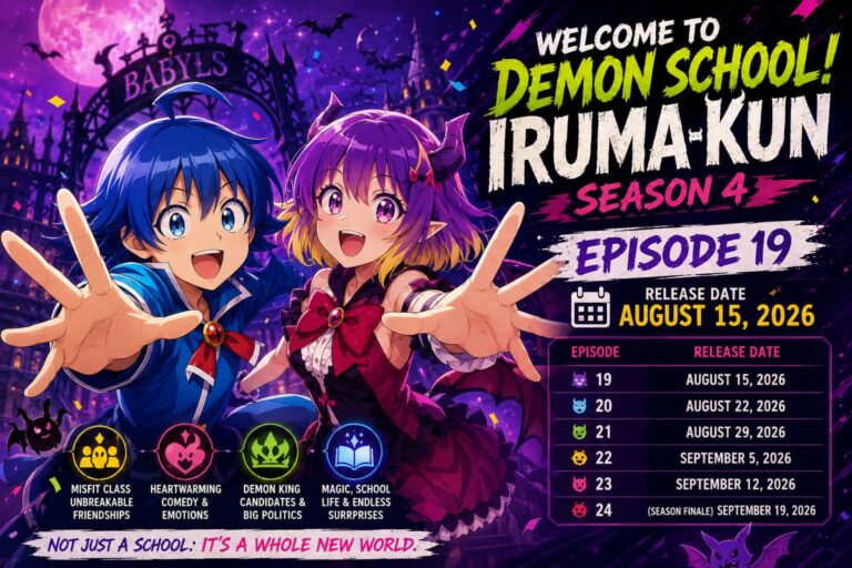 Welcome to Demon School! Iruma-kun Season 4 Episode 19 Release Date and Schedule Welcome to Demon School! Iruma-kun Season 4 Episode 19 Release Date and Schedule