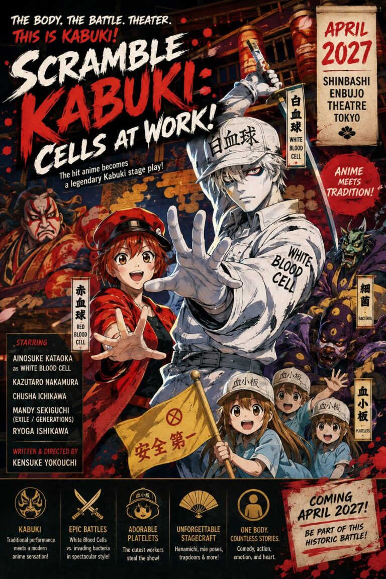 Cells at Work Kabuki Stage Play Announced for April 2027: Cast, Details, and Fan Reactions Explained Cells at Work Kabuki Stage Play Announced for April 2027: Cast, Details, and Fan Reactions Explained