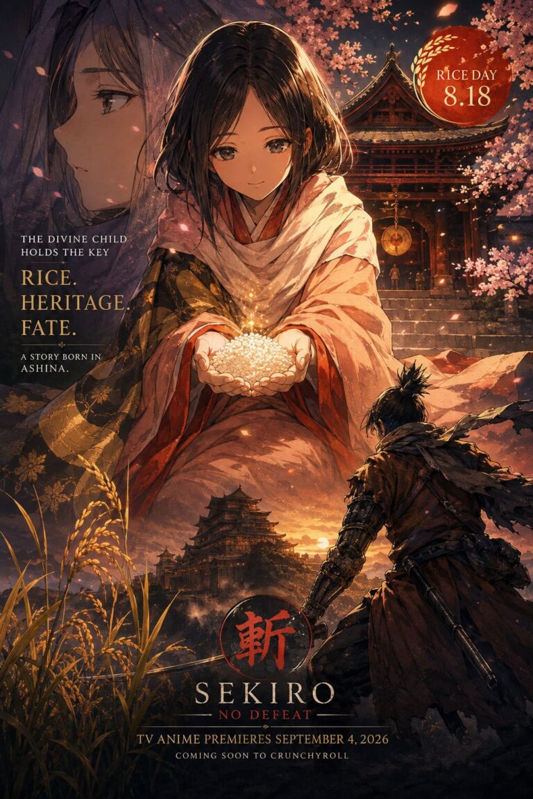 Sekiro No Defeat Anime Divine Child Trailer And Rice Day Visual Revealed