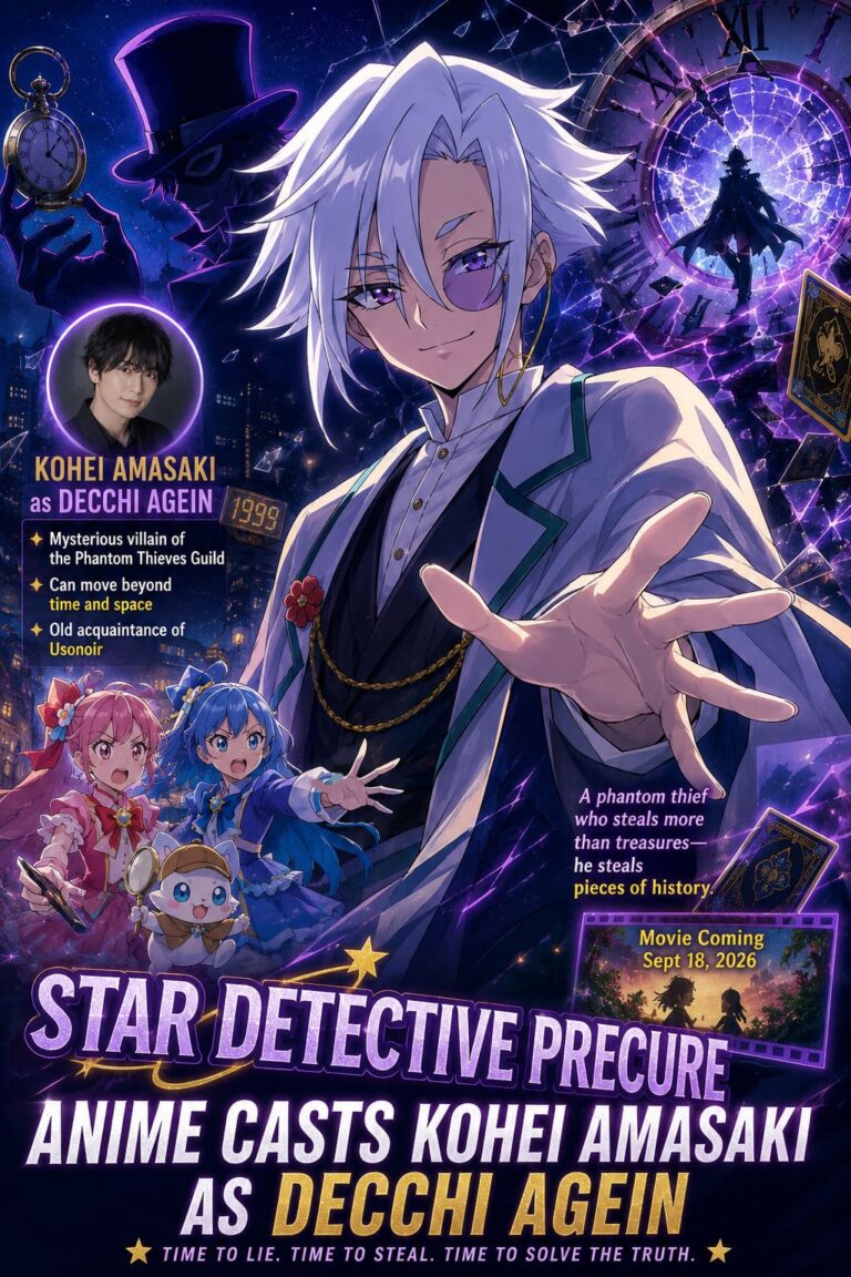 Star Detective Precure Anime Casts Kohei Amasaki As Decchi Agein Star Detective Precure Anime Casts Kohei Amasaki As Decchi Agein