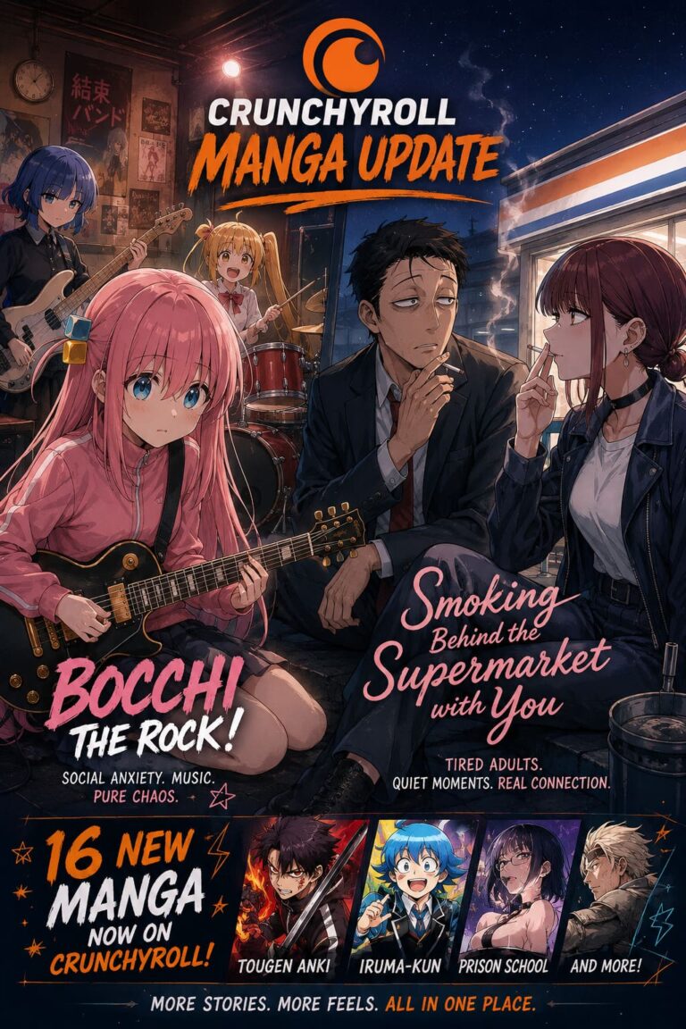 Crunchyroll Manga App Update: Why Bocchi the Rock and Smoking Behind the Supermarket with You Are Massive Wins for US Fans