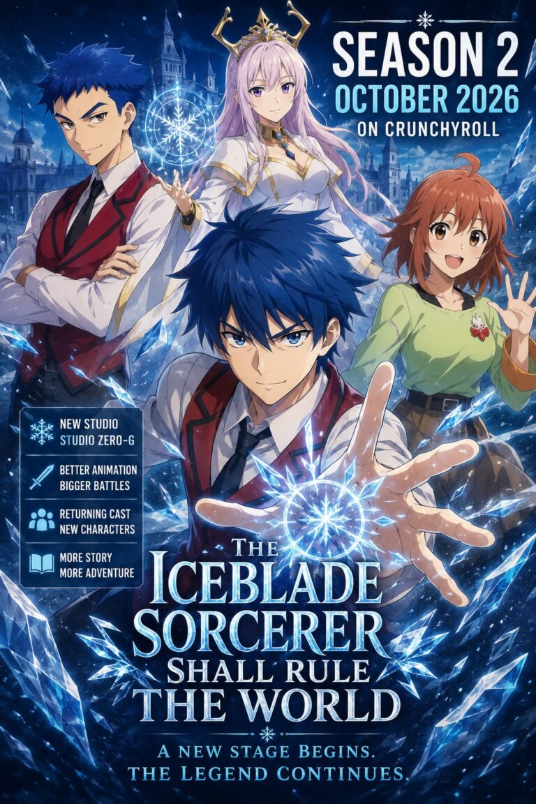 The Iceblade Sorcerer Shall Rule the World Season 2 Release Date, Teaser Trailer, Studio Change, and Cast Updates The Iceblade Sorcerer Shall Rule the World Season 2 Release Date, Teaser Trailer, Studio Change, and Cast Updates