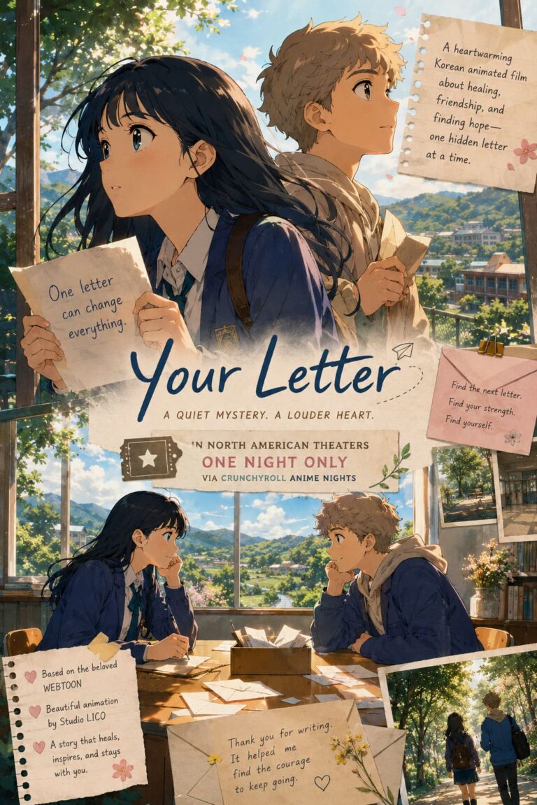 Your Letter Anime Movie North American Release: How to Watch Crunchyroll Anime Nights' Korean Masterpiece Your Letter Anime Movie North American Release: How to Watch Crunchyroll Anime Nights’ Korean Masterpiece