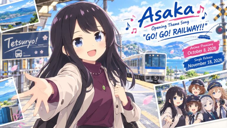 Asaka To Perform Tetsuryo! meet with Tetsudou Musume Anime Opening Theme Song: Release Date, Cast, and Streaming Details Revealed