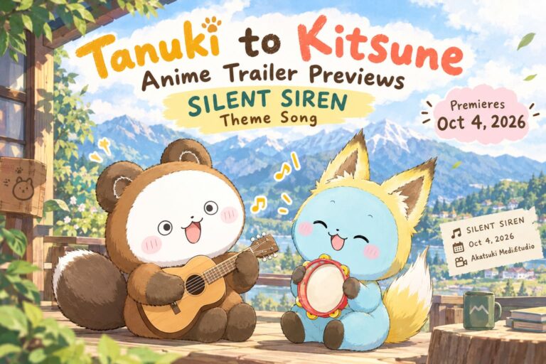Tanuki to Kitsune Anime Trailer Previews SILENT SIREN Theme Song: Release Date, Cast, and Studio Details Revealed