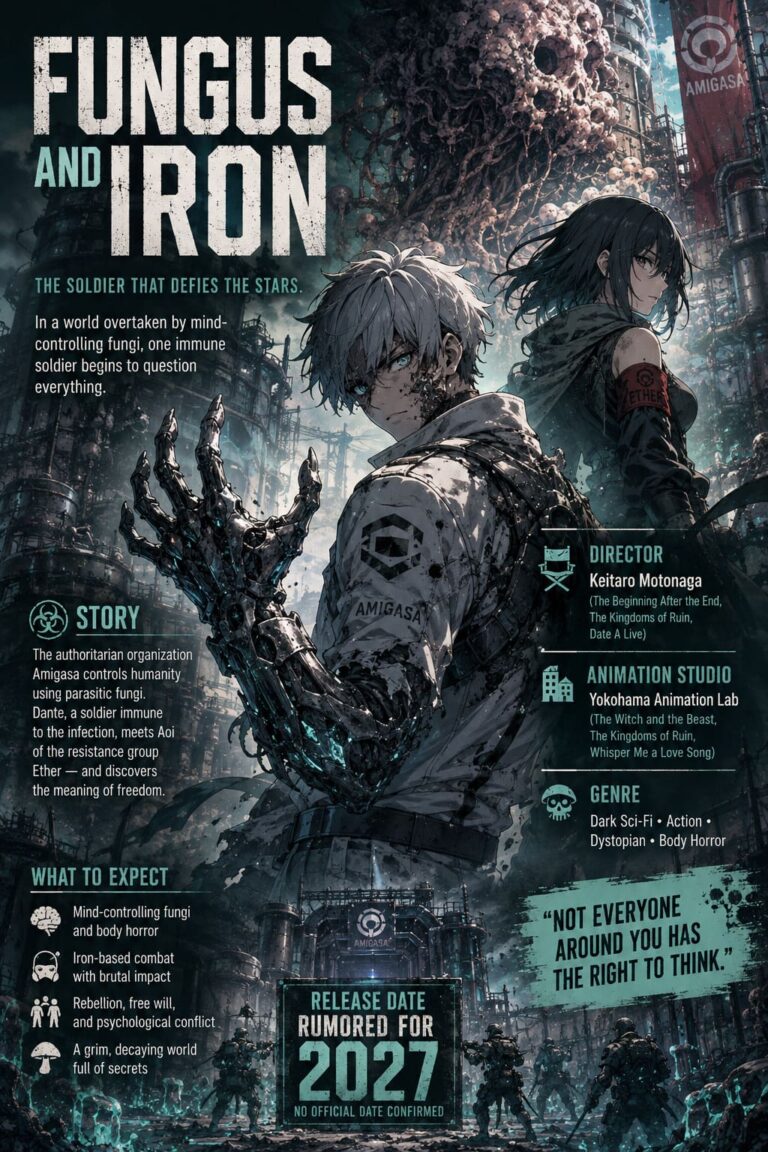 Fungus and Iron Anime: Teaser Visual, Release Date Rumors, Studio, and Main Staff Revealed