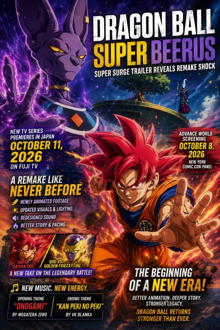 Dragon Ball Super Beerus Release Date: Super Surge Trailer Reveals Remake Shock
