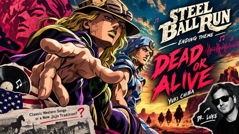 JoJo Steel Ball Run Anime Ending Theme Revealed: Why Fans Are Furious Over Yuki Chiba and Dr. Luke's "Dead or Alive" JoJo Steel Ball Run Anime Ending Theme Revealed: Why Fans Are Furious Over Yuki Chiba and Dr. Luke’s “Dead or Alive”