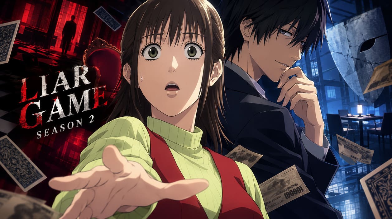 Liar Game Season 2 Anime Officially Announced: Release Window, Studio Madhouse Details, Manga Status, and Fan Reactions Liar Game Season 2 Anime Officially Announced: Release Window, Studio Madhouse Details, Manga Status, and Fan Reactions