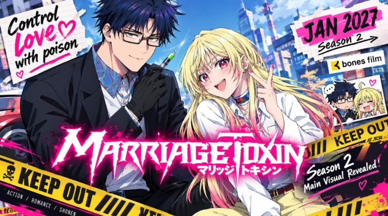 MARRIAGETOXIN Season 2 Main Visual Revealed: Release Date, Studio Bones Film Details, and Fan Reactions MARRIAGETOXIN Season 2 Main Visual Revealed: Release Date, Studio Bones Film Details, and Fan Reactions